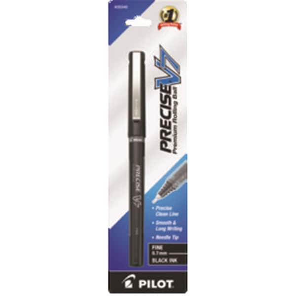 Pilot Precise V7 Roller Ball Pen .7mm Black 35340 - main